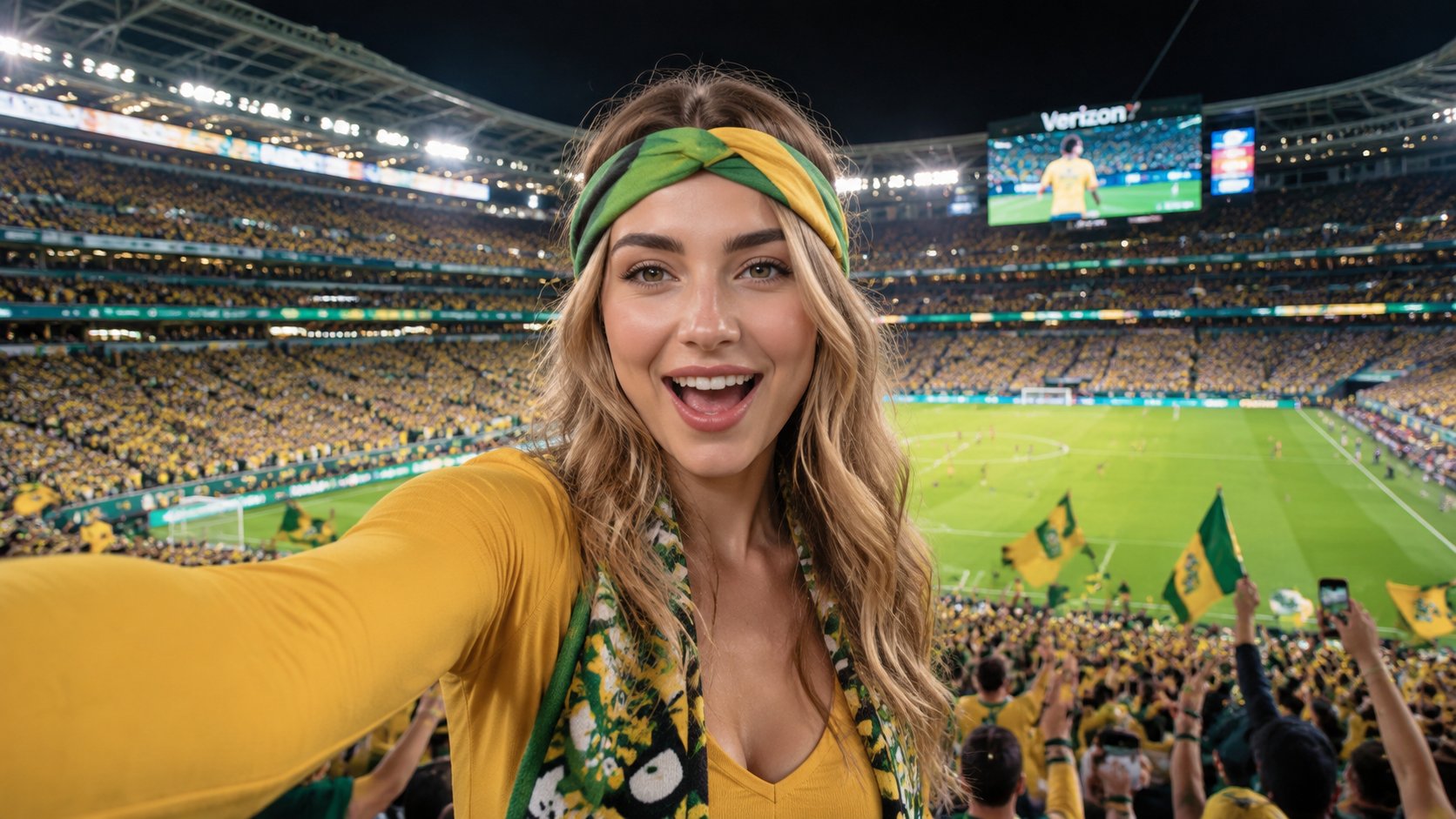 Brazil World Cup Street Selfie