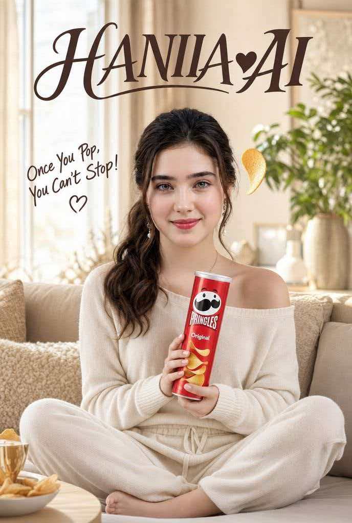 Pringles Cozy Indoor Advertisement