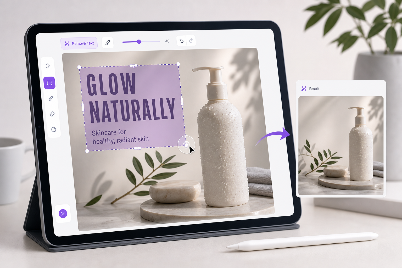 Clean Images for Marketing and Creative Work